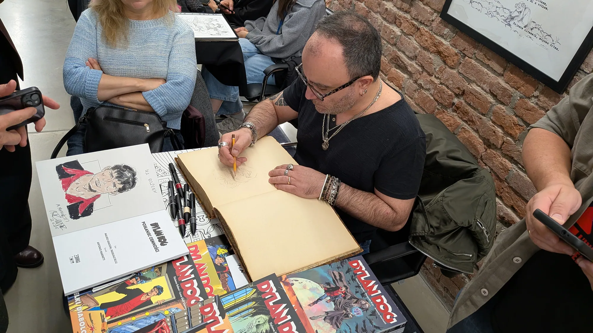 Antonio Marinetti i 40 lat Dylana Doga. Spotkanie z Sanockiego Dnia Komiksu