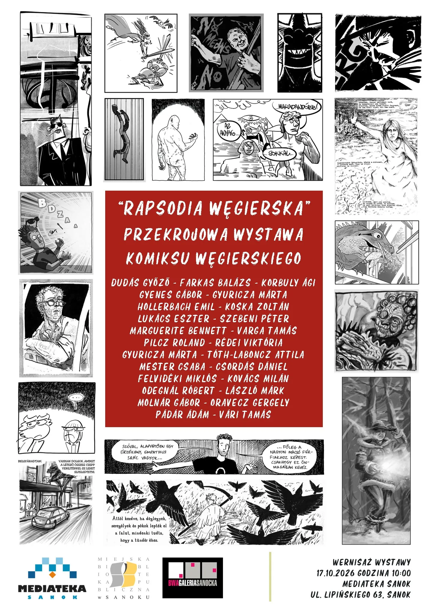 „Rapsodia węgierska”. W Sanoku otworzą wystawę komiksu węgierskiego