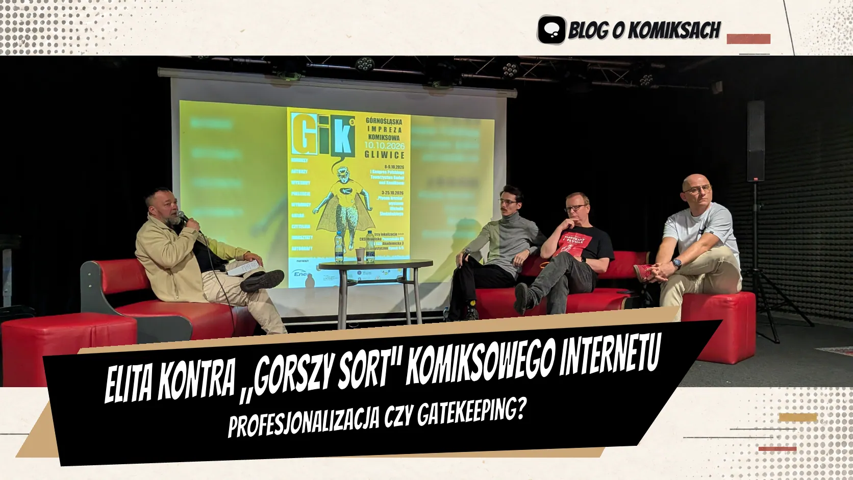 Elita kontra "gorszy sort" komiksowego internetu. Zapis spotkania z GIK 5