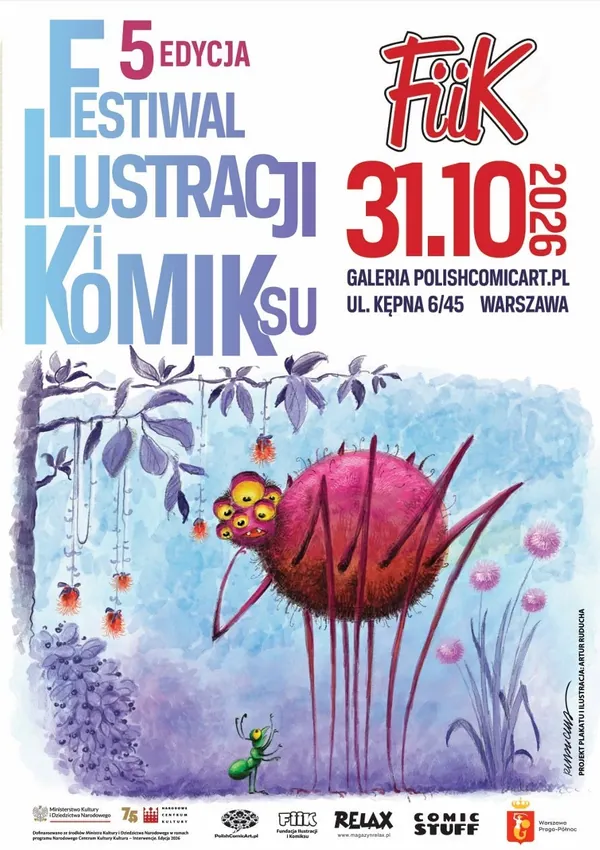 FiIK po raz piąty. Festiwal Ilustracji i Komiksu odbędzie się 31 października w Warszawie
