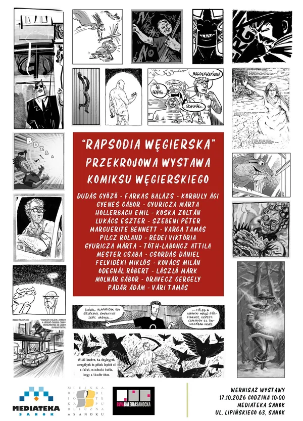 „Rapsodia węgierska”. W Sanoku otworzą wystawę komiksu węgierskiego