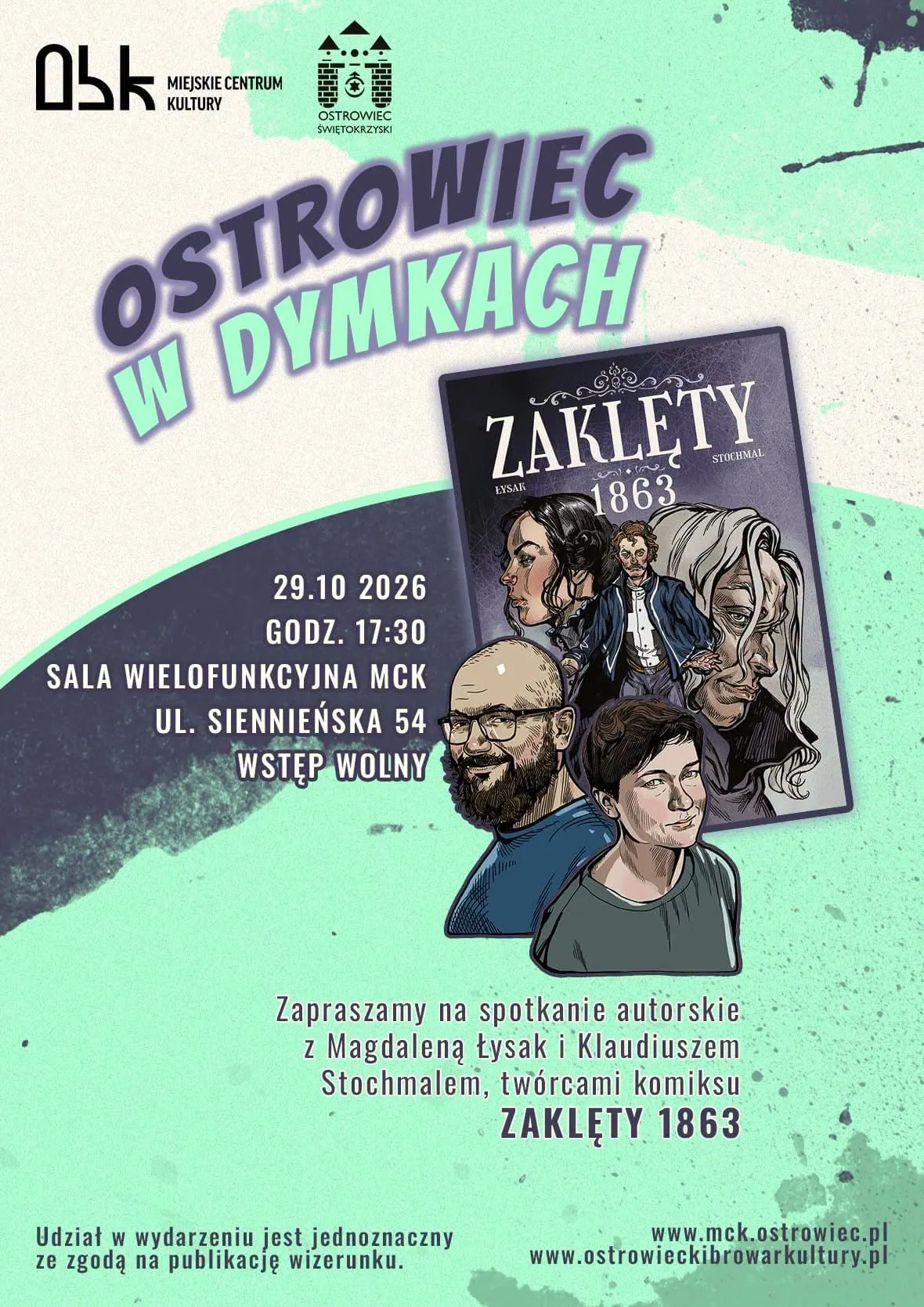 Twórcy „Zaklętego 1863” spotkają się z czytelnikami w Ostrowcu Świętokrzyskim