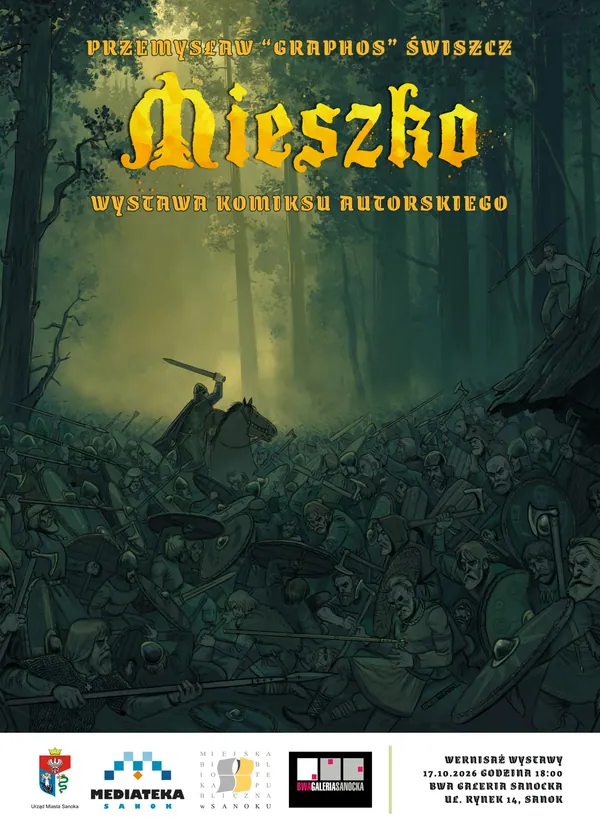 „Mieszko” Przemysława Świszcza na wystawie w Sanoku